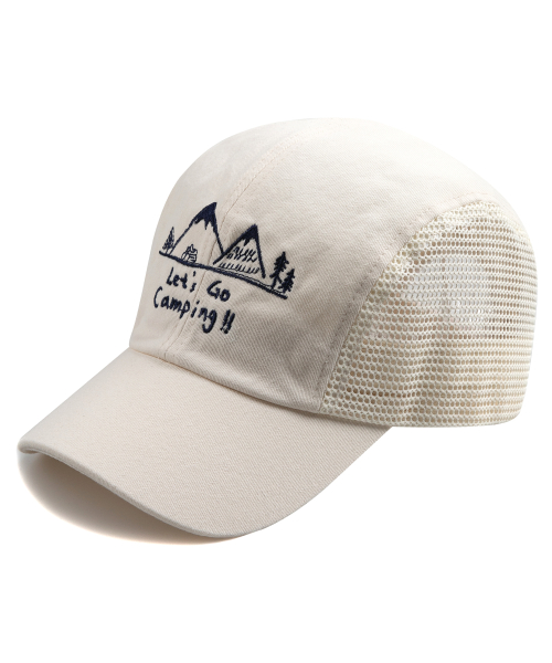 비치스앤 크림 키즈(BEACHESAND CREAM KIDS) 고 캠핑 매쉬 캠프 캡-크림(Go camping Mesh Camp Cap Cream) - 사이즈 & 후기 | 무신사... 