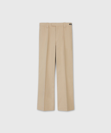 CARNABY FLARED WOOL TROUSERS IVY KHAKI