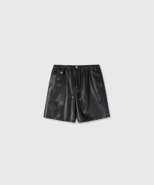 DEAUVILLE RESORT SHORTS BLACK LEATHER