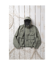 [Henry Cotton s x Spectator] Fisherman Anorak Type-II (Dermizax)_AZUAM24310KHL