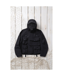 [Henry Cotton s x Spectator] Fisherman Anorak Type-II (Dermizax)_AZUAM24310BKX