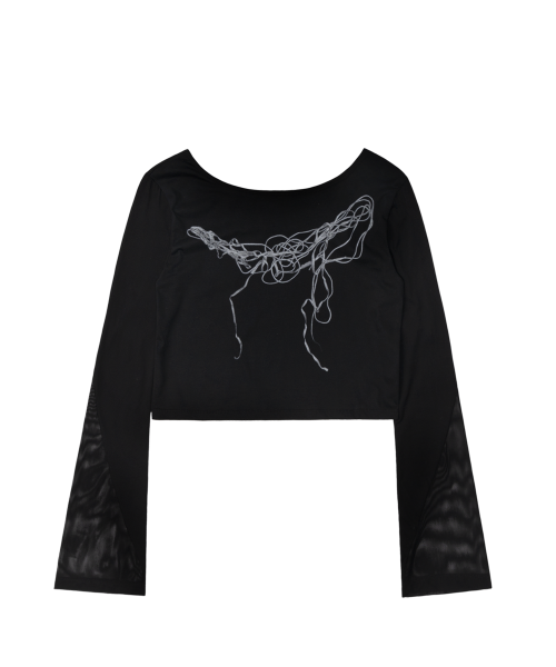 OJOS Mesh Band Long Sleeve オホス　musinsa OJOS Mesh Band Long Sleeve オホスmusinsa