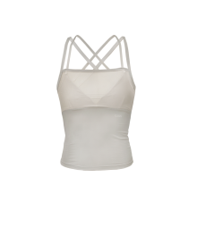 Double Strap Camisole / Beige