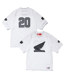 Honda Original Wing logo Mesh T-shirt White