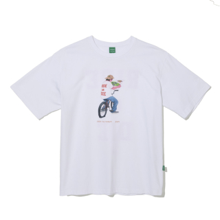 마크엠(MARKM) [MARKMxSOON.EASY] RIDER HALF T-SHIRTS 상품 이미지