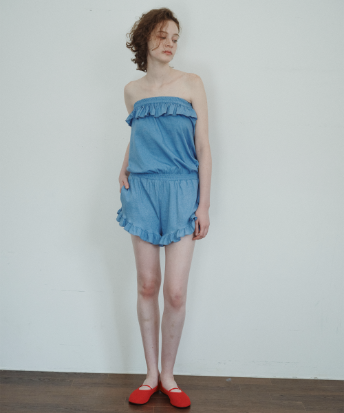 WASHING PLAY JUMPSUIT, BLUE