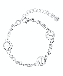 Circle Chain Bracelet [ Silver ]