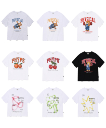 [SET] PHYPS 그래픽 티셔츠 갤러리 5종