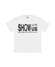 SH SHOW US OVERFIT TEE(WHITE)