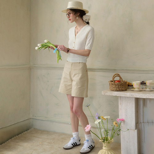 SR_Summer high waist short брюки