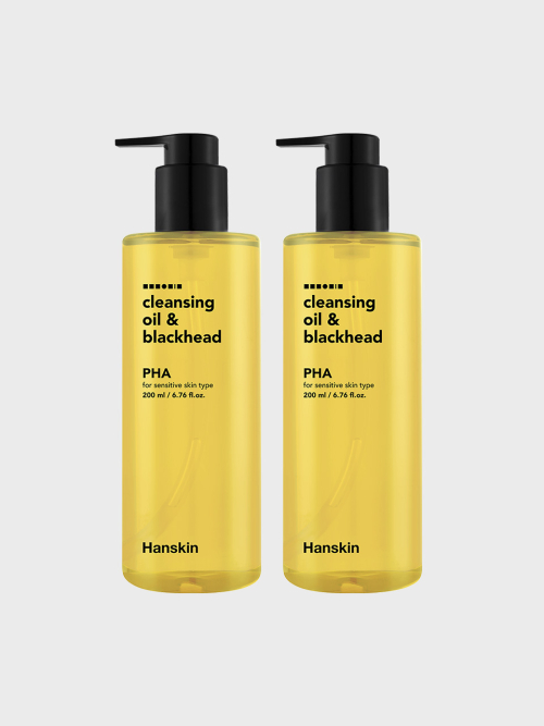 한스킨(HANSKIN) 클렌징 오일&블랙헤드 [PHA] 200ml 2개