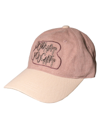 DO WHAT YOU CANT DARK PINK/BEIGE BALL CAP