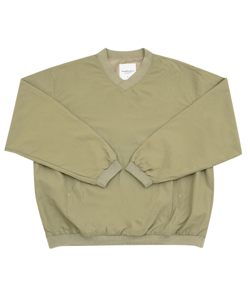 Базовый нейлоновый пуловер Khaki