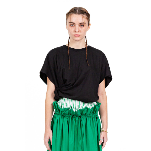 [MXM1FKTPN004BK]Twisted трикотаж Top Sleeveless