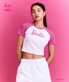 [HDEX x BARBIE™] 래글런 숏 슬리브 (White)