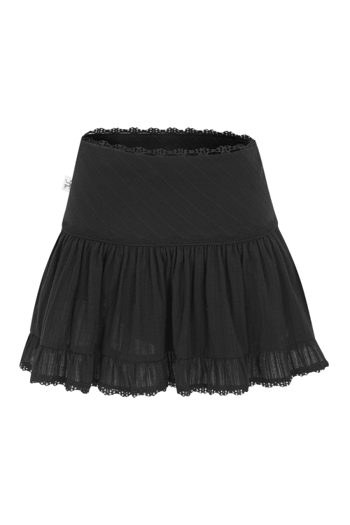 【BELLIALEU】Freezia skirt Black Freezia skirt - BELLIALEU