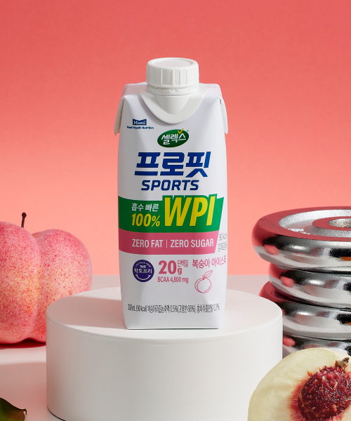 [12개] 프로핏 웨이프로틴 드링크 복숭아 330ml