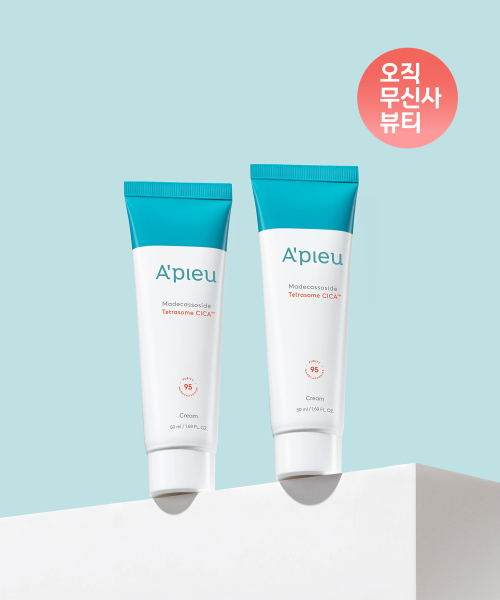어퓨() [2개] 마데카소사이드 테트라좀 시카 크림 50ml (+화이트 메쉬 파우치 증정) 상품 이미지