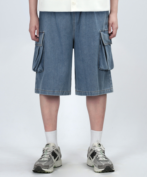 BERMUDA карго DENIM (BLUE)