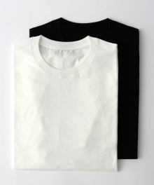 Relaxed T-Shirt 2 Pack - White/Black