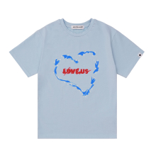 (W) LOVE US T-SHIRT BLUE