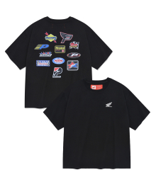 Honda Multi Graphic Patch T-shirt Black