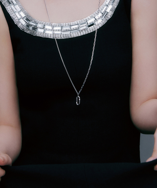 제이에스티나() UNIS 체인 목걸이(롱&두줄연출 가능) (JJUNN04BF511SW820) 상품 이미지