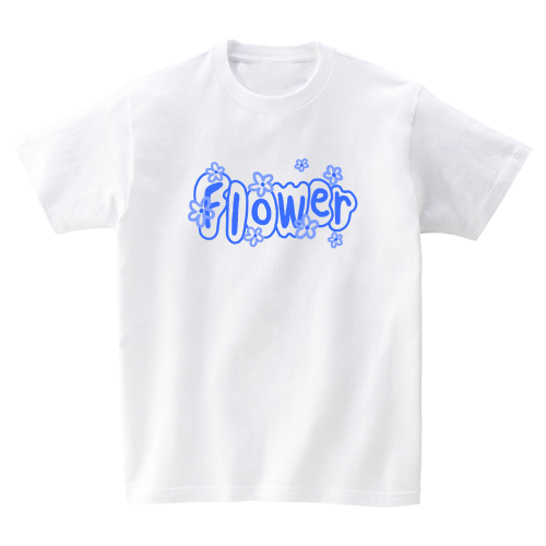 어썸어스(AWESOMEUS) BLUE FLOWER T-SHIRTS_4COLOR - 사이즈 & 후기 | 무신사
