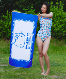 Hello Kitty Beach Towel - Blue
