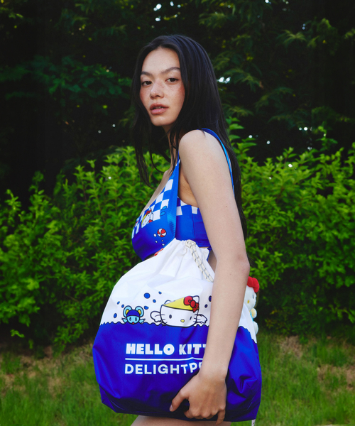 딜라잇풀() I Love Swimming Beach Bag - White 상품 이미지