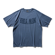 90년대 뉴욕 티셔츠 빈티지 블루 크랙 날염 버전