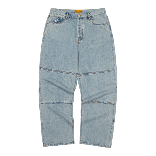 F*CK OFF WITH THAT SHIT DENIM брюки LIGHT BLUE