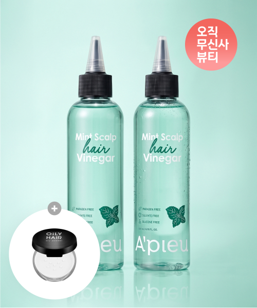 [2개] 민트 스칼프 헤어 식초 200ml*2
