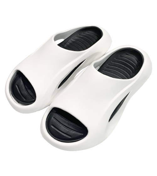 버튼서울() 리커버리 컴포트 슬라이드 (화이트 블랙) 상품 이미지