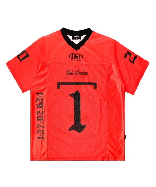 Legacy Mesh Jersey Short Sleeve T-shirt Red