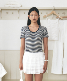 STRIPE SAND T-SHIRT_NAVY