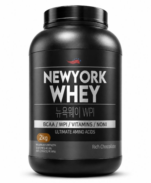 유당제로 뉴욕웨이 WPI 초코맛 2kg 단백질보충제 프로틴