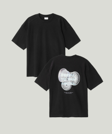 Basic Graphic T-Shirt_Black Wheel