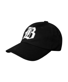 HERITAGE B BALL CAP [BLACK]