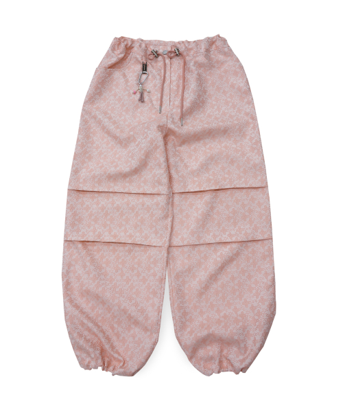 시월107(SIWEOL107) flower parachute pants (pink) - 사이즈