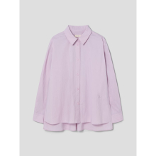 Supima Cotton Oversized Shirt  Lavender