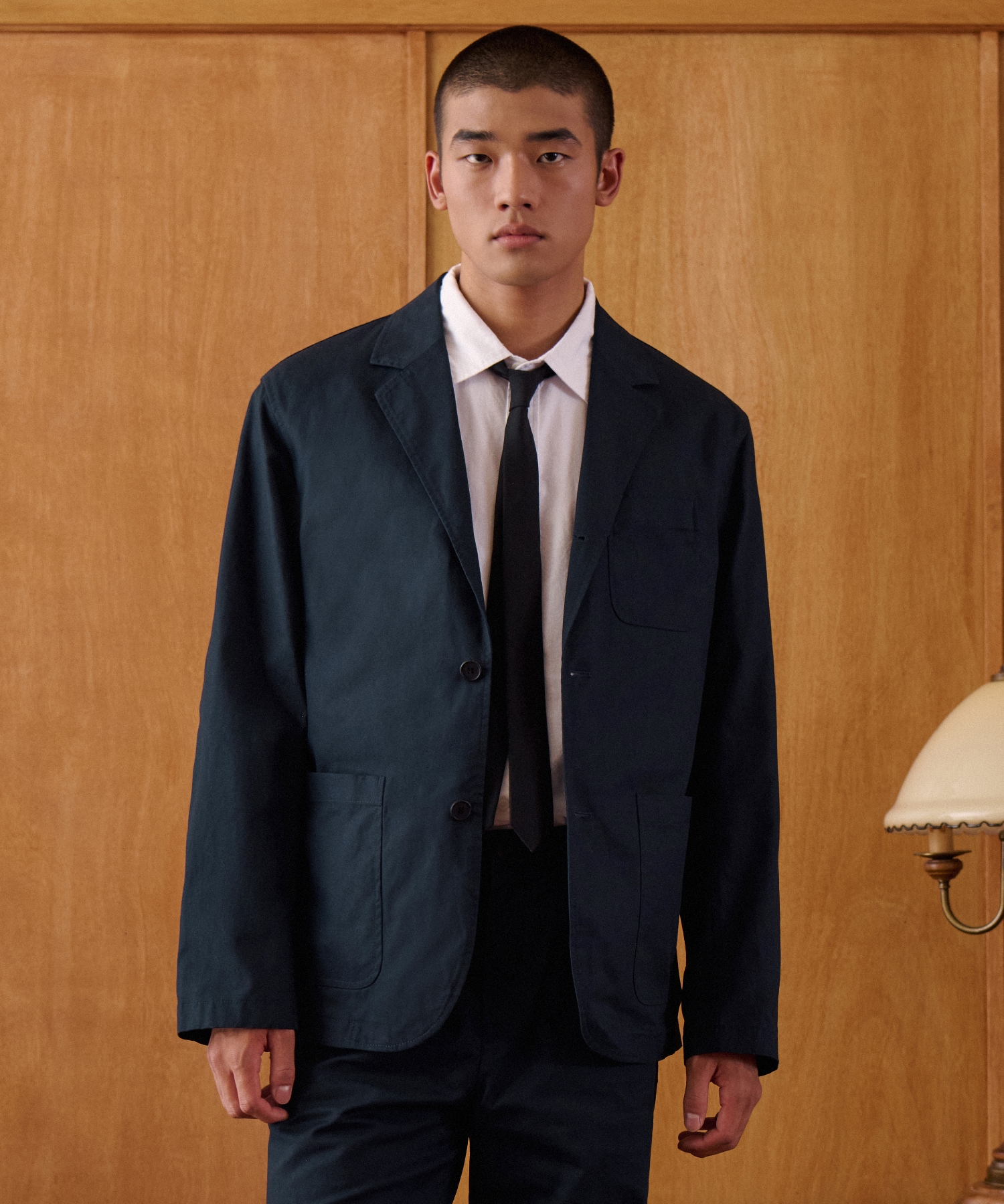 CITY WORKERS хлопок BLAZER [NAVY]