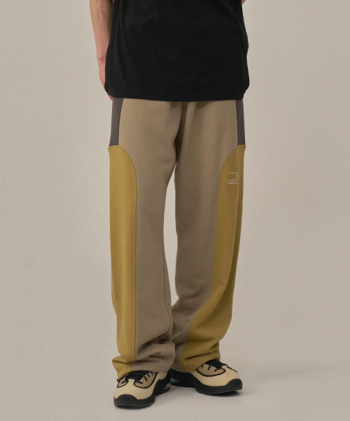 Широкие спортивные штаны BP Mix String_KHAKI GRAY