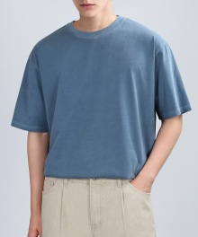 20.S PIGMENT T-SHIRTS (WASHED BLUE)