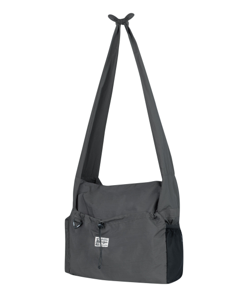 Нейлоновая кросс-боди сумка Bucket 9111 Grey