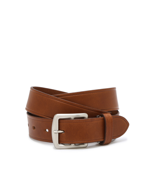 Musinsa Hazzys Men Acc Brown Monochrome Cowhide Belt