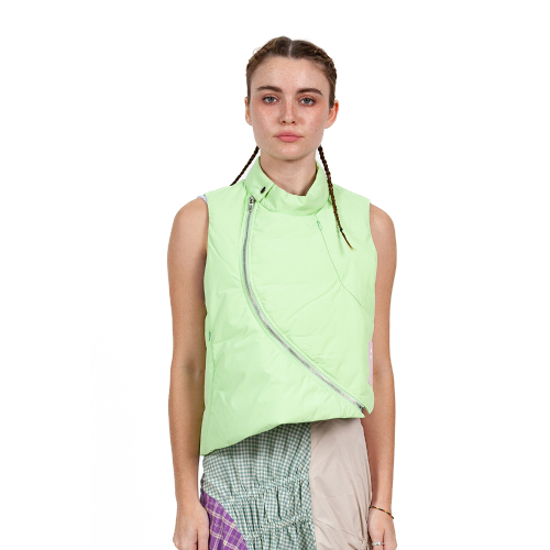 [MXM1FWVTN002GN]Asymmetrical Woven жилет без рукавов