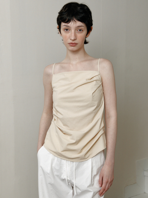 MUSINSA公式 | LE drape sleeveless top (butter)