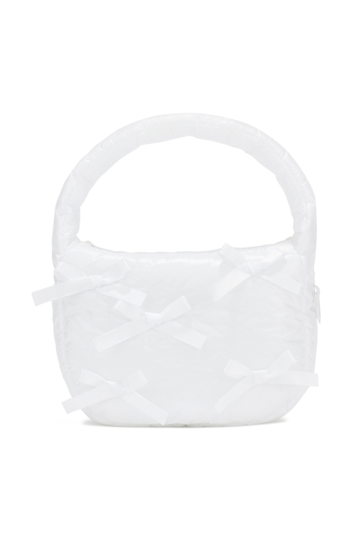 ◆DEINET◆ RIBBON CLOUD MINI TOTE BAG IN WHITE KDCUC4S421101 다이닛(DEINET) RIBBON CLOUD MINI TOTE BAG IN WHITE - 사이즈