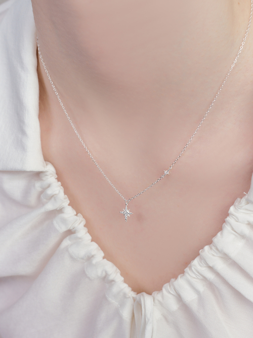 앵브록스(ENGBROX) [silver925] starlight cubic necklace